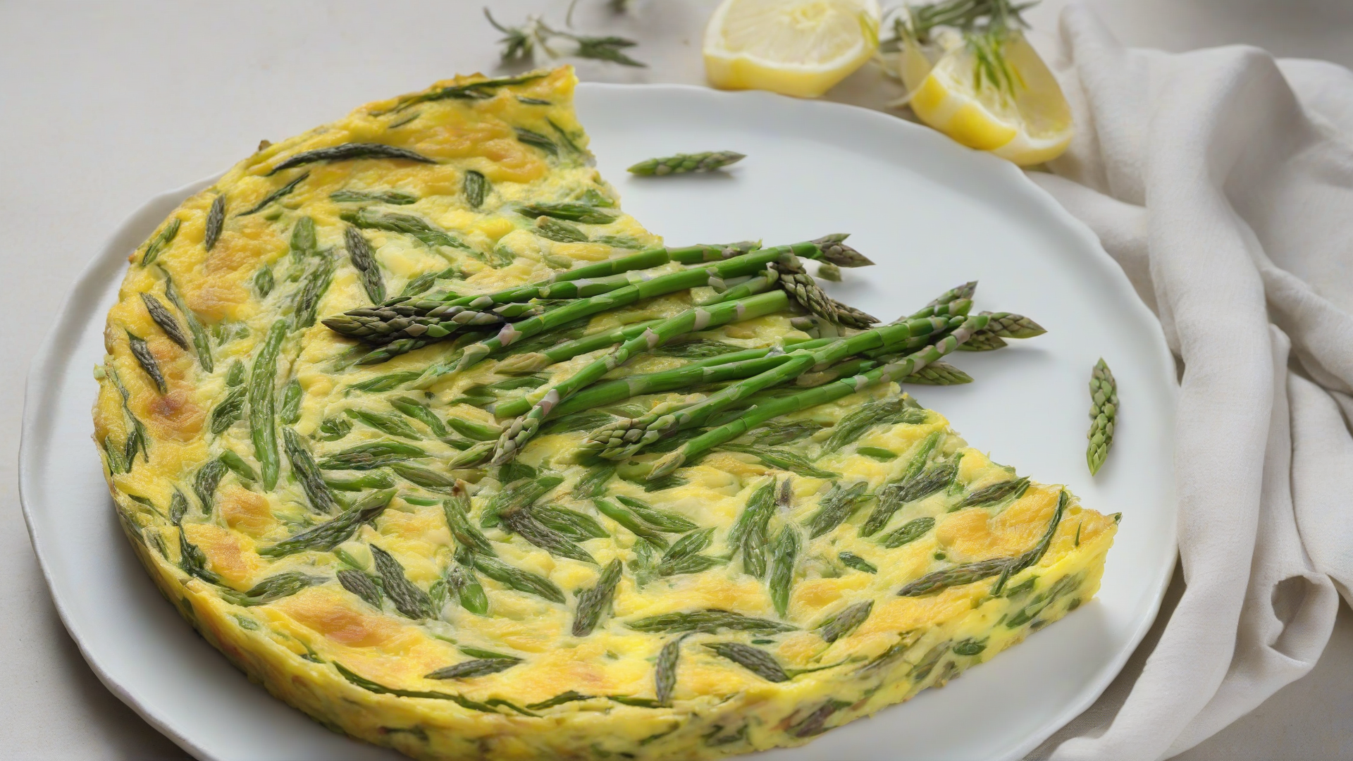 frittata di asparagi selvatici
